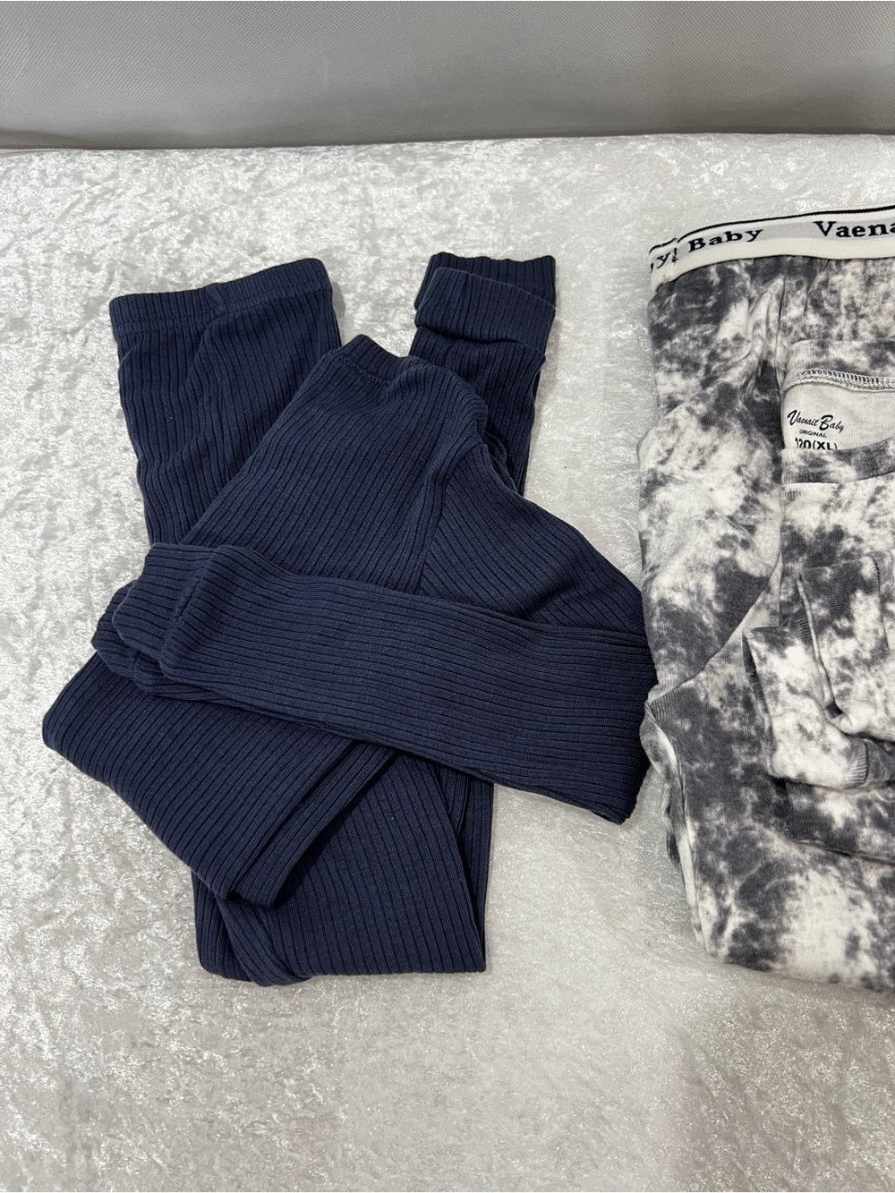 Vaenait Baby Lot of 2 set pajama boy's blue and gray tie-dye size 6/7 Years - Picture 5 of 10